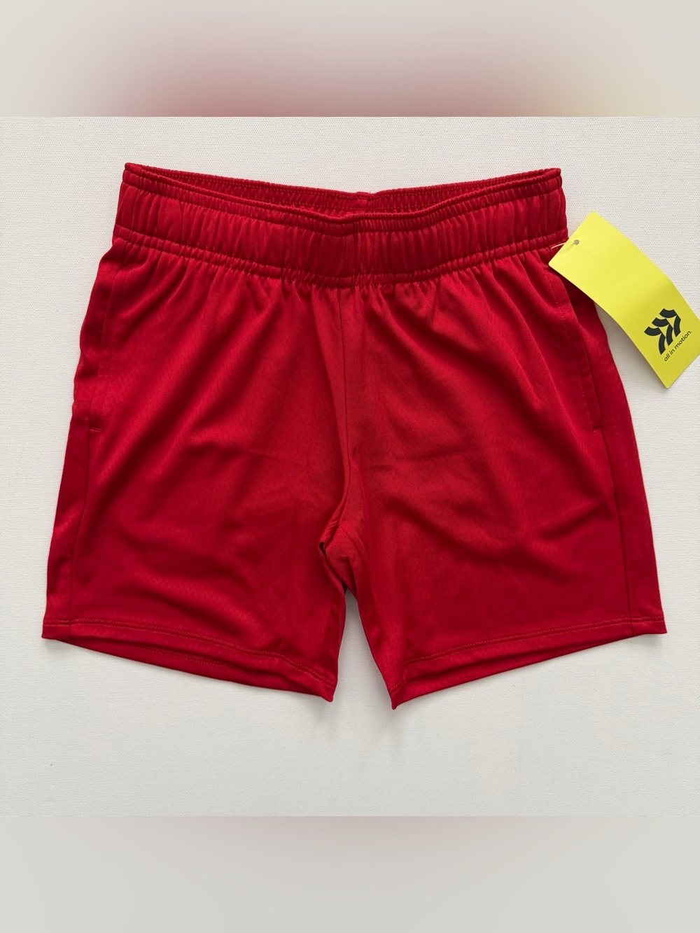 All In Motion Gym Shorts 6" Red Size XS (4/5) - Picture 2 of 11